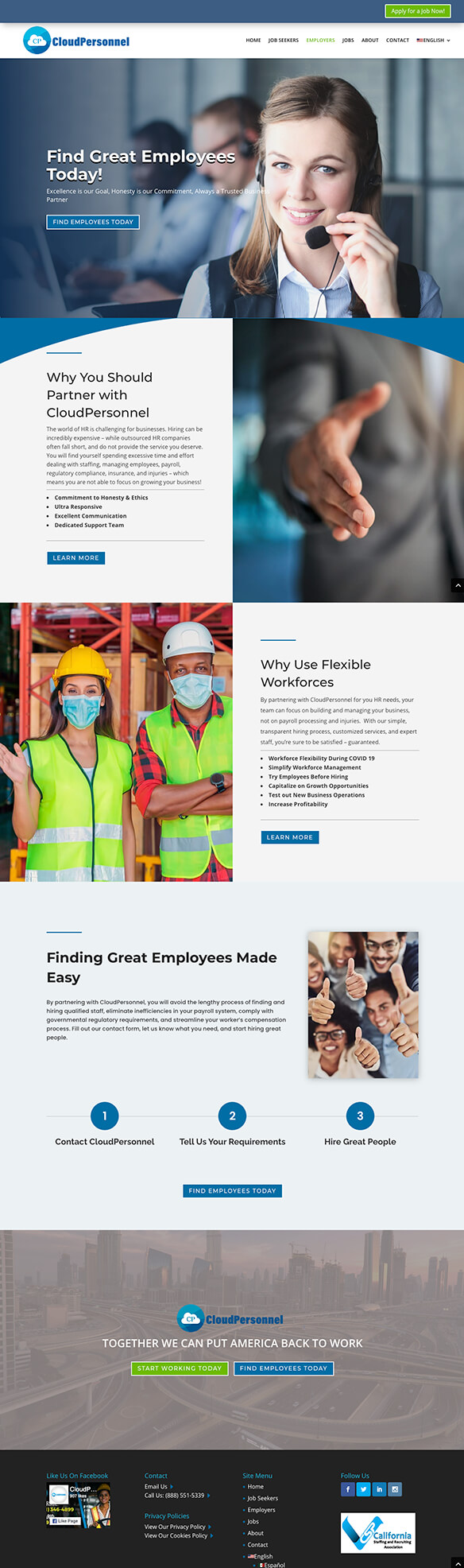 Employers demo page